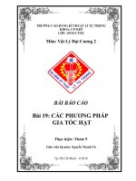 Bài thuyết trình Máy gia tốc Hạt