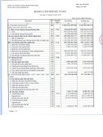 Báo cáo tài chính quý 1 năm 2014 - Công ty Cổ phần Chứng khoán Bảo Việt