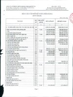 Báo cáo tài chính quý 4 năm 2011 - Công ty Cổ phần Chứng khoán Nông nghiệp và Phát triển Nông thôn