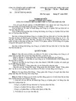 Nghị quyết Hội đồng Quản trị ngày 22-7-2010 - Công ty Cổ phần Chế tạo Biến thế và Vật liệu điện Hà Nội