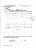 Nghị quyết Đại hội cổ đông bất thường ngày 31-7-2011 - Công ty cổ phần Chứng khoán Ngân hàng Đầu tư và Phát triển Việt Nam