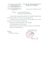 Báo cáo tài chính hợp nhất năm 2014 (đã kiểm toán) - Công ty Cổ phần Xi măng Bỉm Sơn