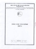 Báo cáo tài chính quý 3 năm 2013 - Công ty cổ phần Đầu tư và Phát triển Đô thị Dầu khí Cửu Long