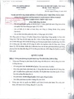Nghị quyết đại hội cổ đông ngày 29-12-2009 - Công ty Cổ phần Chứng khoán Nông nghiệp và Phát triển Nông thôn