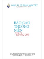 Báo cáo thường niên năm 2009 - Công ty Cổ phần Nam Việt