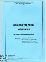 Báo cáo tài chính quý 1 năm 2016 - Công ty cổ phần Khoáng sản Á Châu