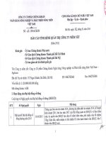 Báo cáo tình hình quản trị công ty - Công ty Cổ phần Chứng khoán Nông nghiệp và Phát triển Nông thôn