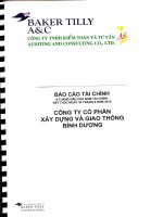 Báo cáo tài chính quý 2 năm 2012 (đã soát xét) - Công ty Cổ phần Xây dựng và Giao thông Bình Dương