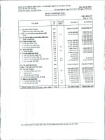 Báo cáo tài chính quý 2 năm 2011 - Công ty Cổ phần Khai thác và Chế biến Khoáng sản Bắc Giang