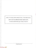 Báo cáo tài chính năm 2014 (đã kiểm toán) - Công ty Cổ phần Chứng khoán Châu Á – Thái Bình Dương