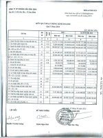 Báo cáo KQKD quý 1 năm 2013 - Công ty cổ phần Khoáng sản Bình Định