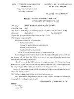 Báo cáo tài chính quý 3 năm 2014 - Công ty Cổ phần Đầu tư Xây dựng Bạch Đằng TMC