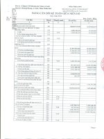 Báo cáo tài chính quý 4 năm 2014 - Công ty Cổ phần Khoáng sản Vinas A Lưới