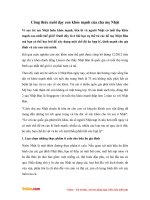 "Công thức" nuôi dạy con khỏe mạnh của cha mẹ Nhật