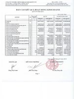 Báo cáo KQKD quý 4 năm 2013 - Công ty Cổ phần Chứng khoán Nông nghiệp và Phát triển Nông thôn