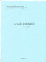 Báo cáo tài chính công ty mẹ quý 2 năm 2015 - Công ty cổ phần Xây dựng và Nhân lực Việt Nam
