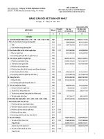 Báo cáo tài chính hợp nhất quý 1 năm 2012 - Công ty Cổ phần Alphanam E&C