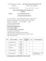 Báo cáo tình hình quản trị công ty - Công ty Cổ phần Khoáng sản & Xi măng Cần Thơ