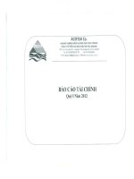 Báo cáo tài chính quý 1 năm 2012 - Công ty Cổ phần Xuất nhập khẩu Thủy sản An Giang