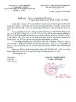 Báo cáo tài chính quý 3 năm 2015 - Công ty Cổ phần Tư vấn thiết kế và Phát triển đô thị