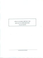 Báo cáo tài chính hợp nhất quý 1 năm 2012 - Công ty Cổ phần Đầu tư BVG