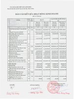 Báo cáo tài chính quý 4 năm 2011 - Công ty Cổ phần Chế biến và Xuất nhập khẩu Thủy sản CADOVIMEX