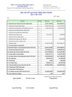 Báo cáo KQKD quý 3 năm 2010 - Công ty Cổ phần Chứng khoán Châu Á – Thái Bình Dương