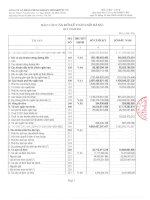 Báo cáo tài chính quý 1 năm 2012 - Công ty Cổ phần Chứng khoán Nông nghiệp và Phát triển Nông thôn