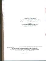 Báo cáo tài chính năm 2014 (đã kiểm toán) - Công ty Cổ phần Chứng khoán ALPHA