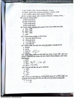 Đề thi hóa sinh TP p5 IUH đại học công nghiệp TP HCM