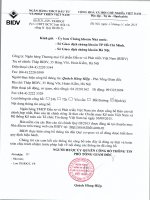 Báo cáo tài chính công ty mẹ quý 3 năm 2015 - Ngân hàng Thương mại cổ phần Đầu tư và Phát triển Việt Nam