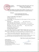 Báo cáo tài chính năm 2015 (đã kiểm toán) - Công ty Cổ phần Đầu tư Xây dựng 3-2