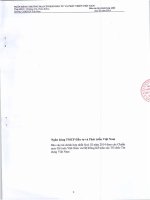 Báo cáo tài chính hợp nhất quý 3 năm 2014 - Ngân hàng Thương mại cổ phần Đầu tư và Phát triển Việt Nam