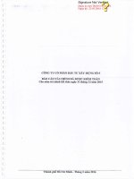 Báo cáo tài chính năm 2015 (đã kiểm toán) - Công ty cổ phần Đầu tư Xây dựng số 5