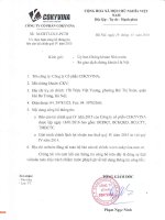 Báo cáo tài chính quý 4 năm 2015 - Công ty Cổ phần COKYVINA