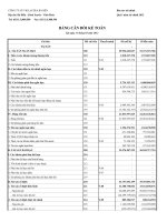 Báo cáo tài chính quý 1 năm 2012 - Công ty Cổ phần Viglacera Bá Hiến