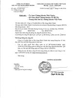 Nghị quyết Hội đồng Quản trị - Công ty Cổ phần Đầu tư Xây dựng Bình Chánh