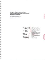 Báo cáo tài chính quý 2 năm 2015 (đã soát xét) - Công ty Cổ phần Chứng khoán Nông nghiệp và Phát triển Nông thôn