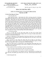 Báo cáo thường niên năm 2008 - Công ty Cổ phần Đầu tư Xây dựng Bình Chánh