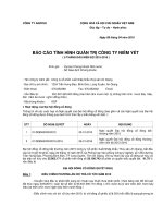 Báo cáo tình hình quản trị công ty - Công ty Cổ phần Xuất nhập khẩu Thủy sản An Giang