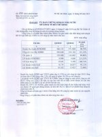 Báo cáo tài chính hợp nhất quý 2 năm 2013 - Tổng Công ty Cổ phần Bảo Minh