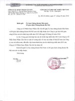 Báo cáo tài chính năm 2015 (đã kiểm toán) - Công ty cổ phần Dược phẩm Cần Giờ