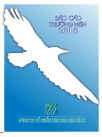 Báo cáo thường niên năm 2015 - Công ty Cổ phần Văn hóa Tân Bình