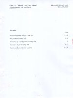 Báo cáo tài chính hợp nhất quý 2 năm 2014 - Công ty Cổ phần Chiếu xạ An Phú