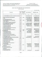 Báo cáo tài chính quý 2 năm 2012 - Công ty Cổ phần Chứng khoán Nông nghiệp và Phát triển Nông thôn