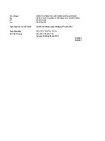 Báo cáo tài chính quý 2 năm 2011 - Công ty Cổ phần Đầu tư và Xây dựng COTEC