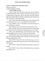 Báo cáo thường niên năm 2011 - Công ty Cổ phần Thủy điện miền Trung