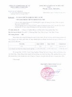 Báo cáo tài chính quý 3 năm 2014 - Công ty cổ phần Đầu tư và Phát triển Công nghiệp Bảo Thư