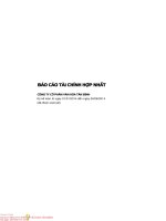 Báo cáo tài chính hợp nhất quý 2 năm 2014 (đã soát xét) - Công ty Cổ phần Văn hóa Tân Bình