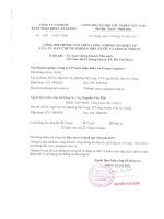 Báo cáo tài chính quý 3 năm 2013 - Công ty cổ phần Xuất nhập khẩu An Giang